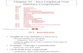 Chapter 29 - Java Graphical User Interface