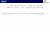 EC LCCGE Living Wages Debate 27 08 09