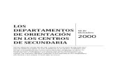 Report on educational guidance departments in Andalusia (2000)