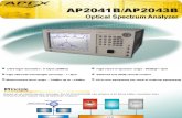 Optical Spectrum Analyzer AP204XB - APEX Technologies