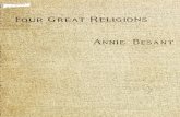 (1897) Four Great Religions: Four Lectures Delivered at Adyar, Madras