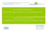 PoA CDM manual mimi biogas plants for household