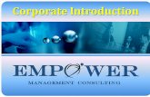 Empower Management Consulting Intro