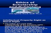 Ethics of Scholarship and Publishing by Atty Vyva Victoria Aguirre