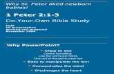 BS15. Do Your Own Bible Study 1 Peter 2 1-3 WEB V