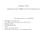 UNIT-VII Advanced Micro Processors