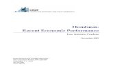 Honduras: Recent Economic Performance
