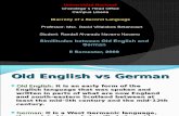 Old English vs German