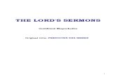 The LORD's SERMONS Gottfried Mayerhofer