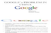 Google’s Problem in China
