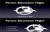 Parent Education Night [2009.09.09]