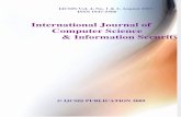 International Journal of computer science and Information Security