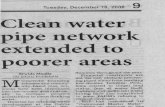 2008 December Jakarta Post Clean Water Pipe Network Extended to Poorer Areas