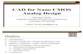 CAD for Nano CMOS Analog Design