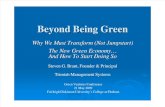 Beyond Being Green CSR Presentation