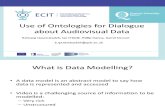 Use of Ontologies for Dialogue about Audiovisual Data