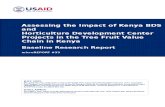 mR 33 - Kenya Impact Assessment: Baseline Research Report