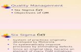 QM Objectives&Sixsigma