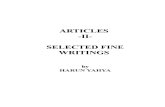 ARTICLES .2. SELECTED FINE WRITINGS