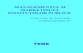 Managementul Si Marketingul Institutiilor Publice