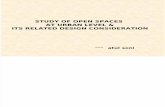 study of open spaces