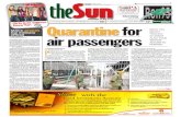 TheSun 2009-05-18 Page01 Quarantine for Air Passengers