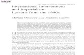 Ottaway Lacina International Interventions and Imperialism