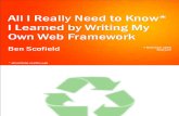 Writing My Own Web Framework