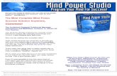 Mind Power Studio - The Power of Affirmations, Subliminal Messages and Subconscious Mind for Self Im
