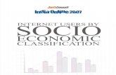 JuxtConsult India Online 2007 Internet Users by Socio Economic Classification Report