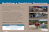 Building a Healthier Tomorrow Brochure