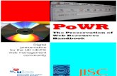 JISC PoWR: The Preservation of Web Resources Handbook