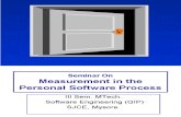Measurement in the Personal Software Process1