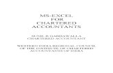Excel for Chartered Accountants