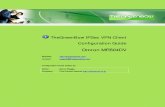 Omron MR504DV & GreenBow IPsec VPN Configuration