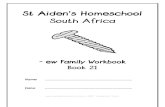ew End-Word Family Workbook, Donnette E Davis, St Aiden's Homeschool, South Africa