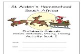 Christmas Animal Picture Activity Dictionary, Donnette Davis, St Aiden's Homeschool