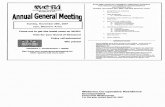 WCRI 2007 Annual General Meeting Notice and Financial Statements