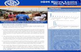 IOM Sierra Leone Ebola Response 22-28 March 2015