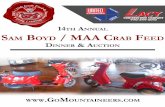 14th Annual Sam Boyd/MAA Crab Feed Dinner & Auction Program