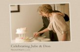 Celebrating Julie & Don 2015