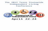2012 Texas Statewide Independent Living Conference