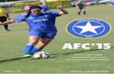 AFC'15 Match Program - Issue 05