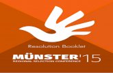 Resolution Booklet – RSC Münster 2015