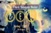LED Spring 2015 - 3rd delegate mailer