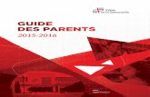 Guide des parents 2015-2016
