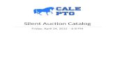Cale PTO Silent Auction Catalog - April 24, 2015