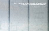 Construction Documents for Sgt. William Lewis House Renovations, Walpole, MA.