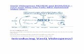 Special discount and $8000 bonuses of VasQ Videopress