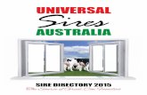 Universal Sires Autumn 2015 Sire Directory